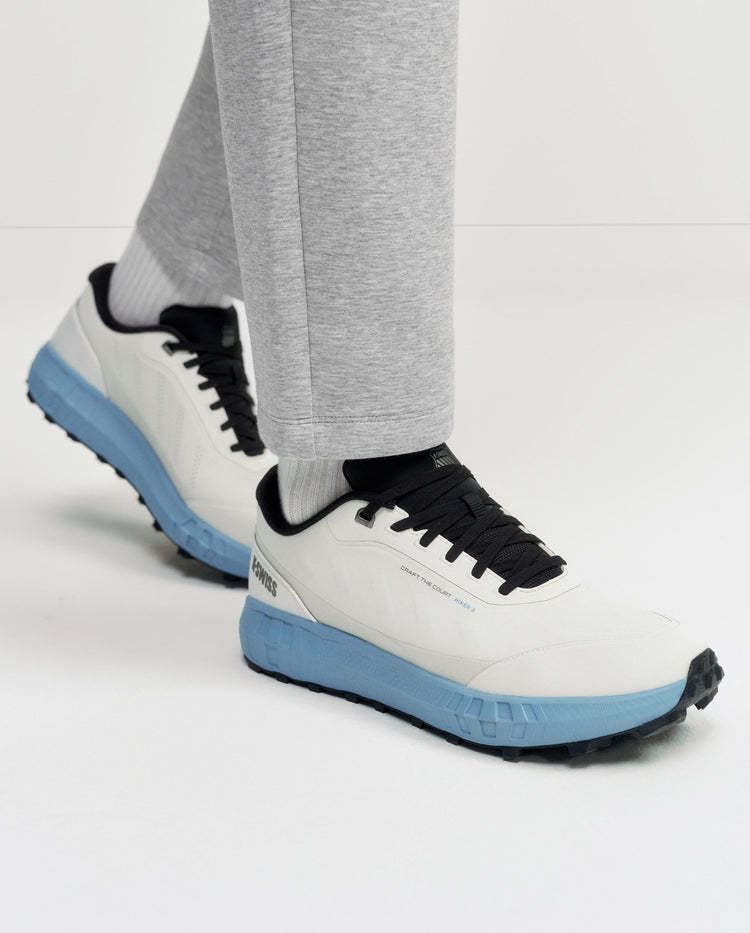 04952-102-M | MEN'S HIKER 3 SNEAKERS | WHT/BLACK