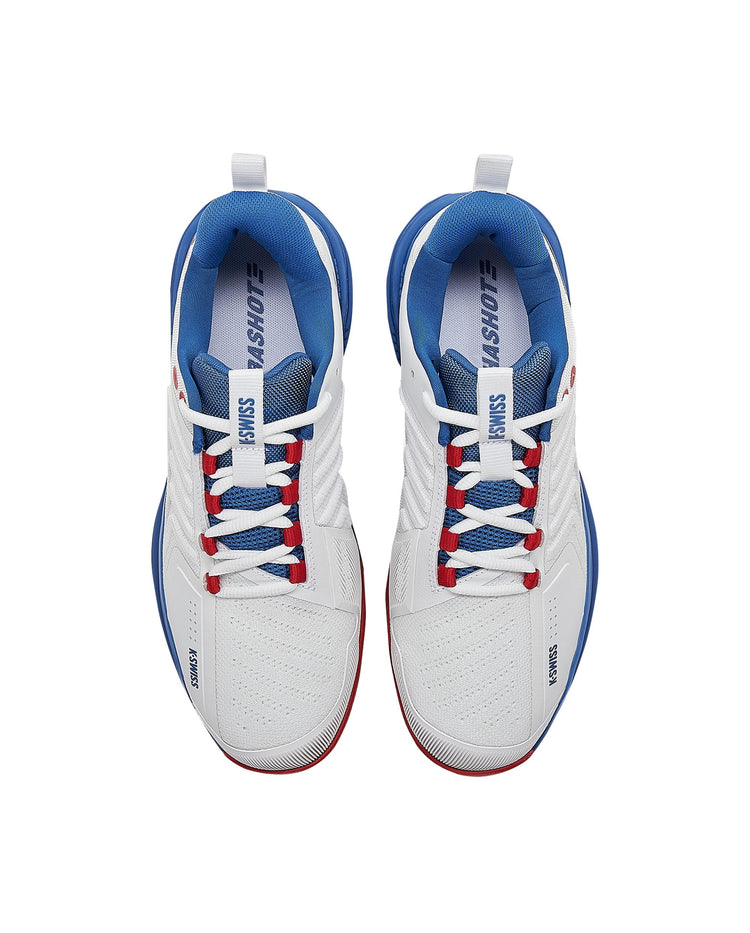 06988-119-M | MEN'S ULTRASHOT 3 TENNIS SHOES | WMBL WHT/MARS RED