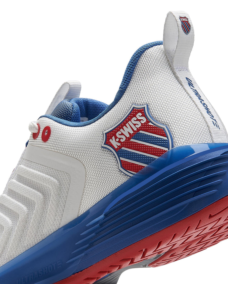 06988-119-M | MEN'S ULTRASHOT 3 TENNIS SHOES | WMBL WHT/MARS RED