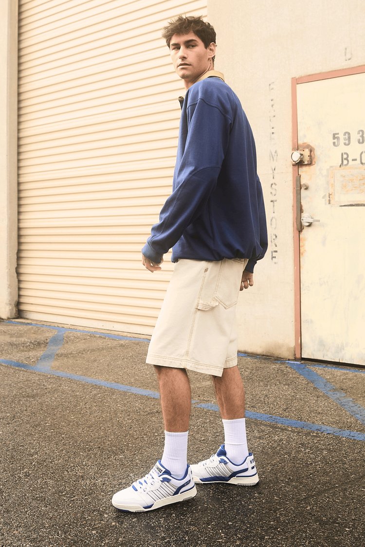 08531-125-M | SI-18 RIVAL | WHITE/BLUE QUARTZ/BLACK