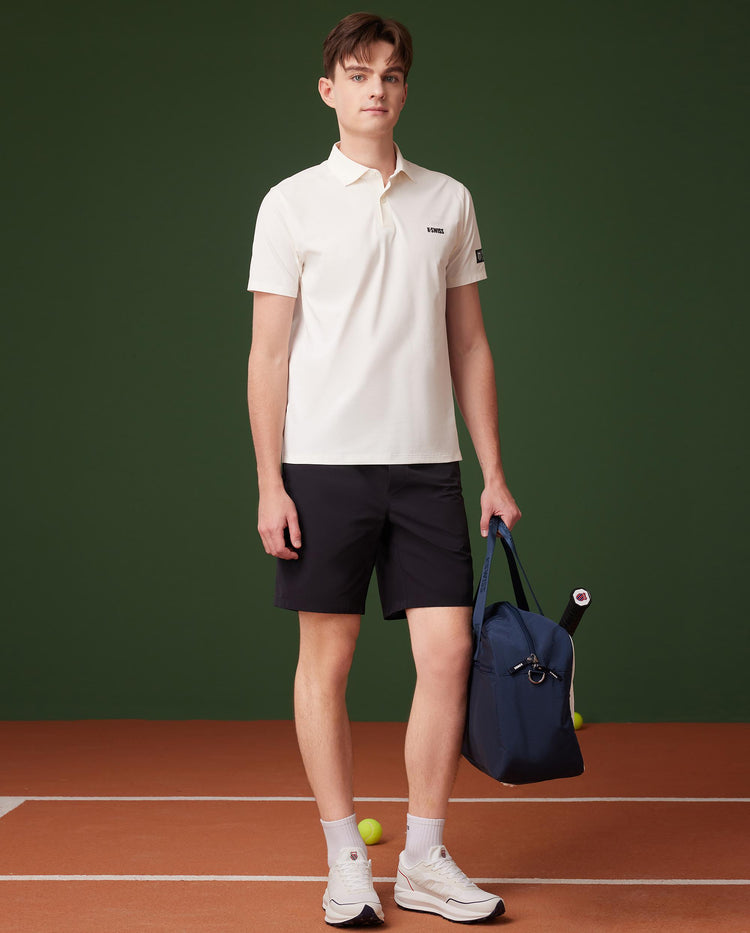 1010000-008 | MEN'S K-SWISS LOGO SHORTS | BLACK