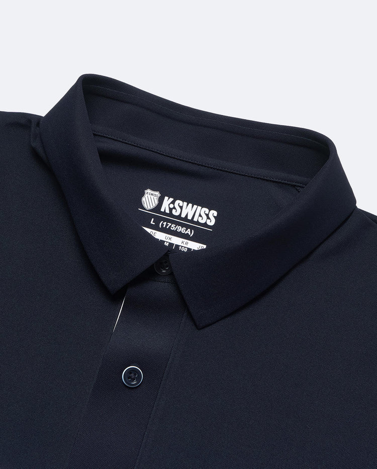 1010028-495 | MEN'S K-SWISS LOGO COLOR-BLOCK POLO SHIRT | BLUE/MISC