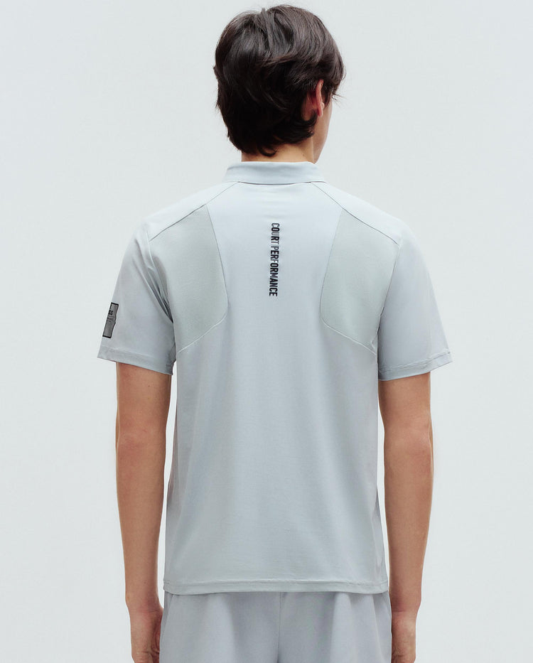 1010679-094 | COURT SHORT SLEEVE POLO SHIRT | GRAY/ASST