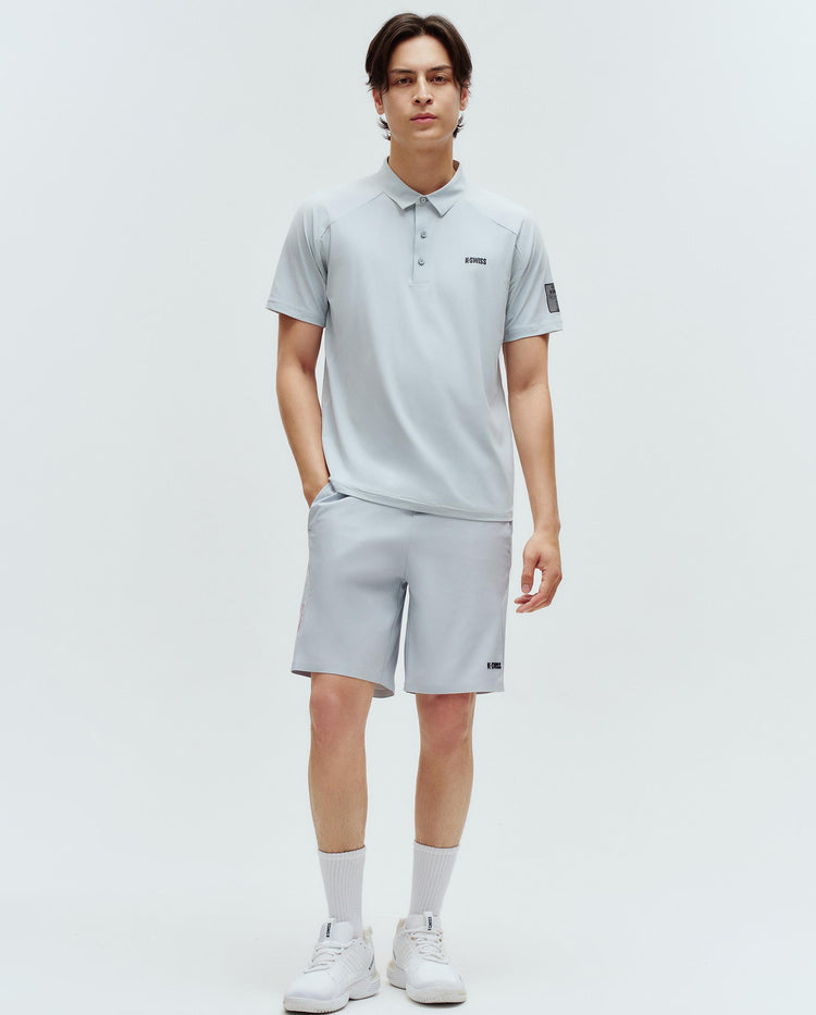 1010679-094 | COURT SHORT SLEEVE POLO SHIRT | GRAY/ASST