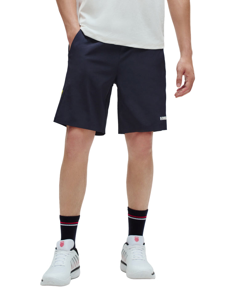 1010680-495 | LOGO WOVEN SHORTS | BLUE/MISC
