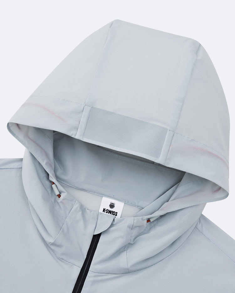 1010682-094 | MEN'S K-SWISS LOGO HOODED JACEKT | GRAY/ASST