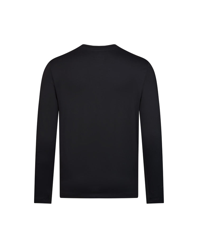 1010703-008 | MEN'S POCKET LONG SLEEVES T-SHIRT | BLACK