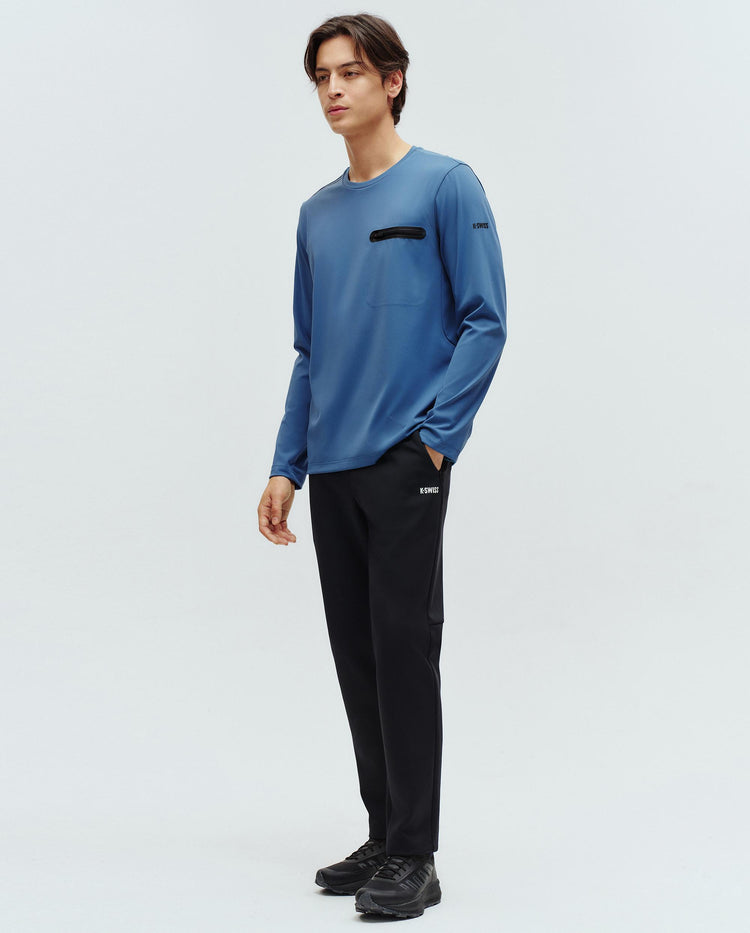 1010703-494 | MEN'S POCKET LONG SLEEVES T-SHIRT | DENIM/ASST