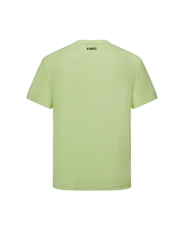 1010762-334 | MEN'S K-SWISS LOGO SHORT SLEEVES T-SHIRT | GREEN/MULTI