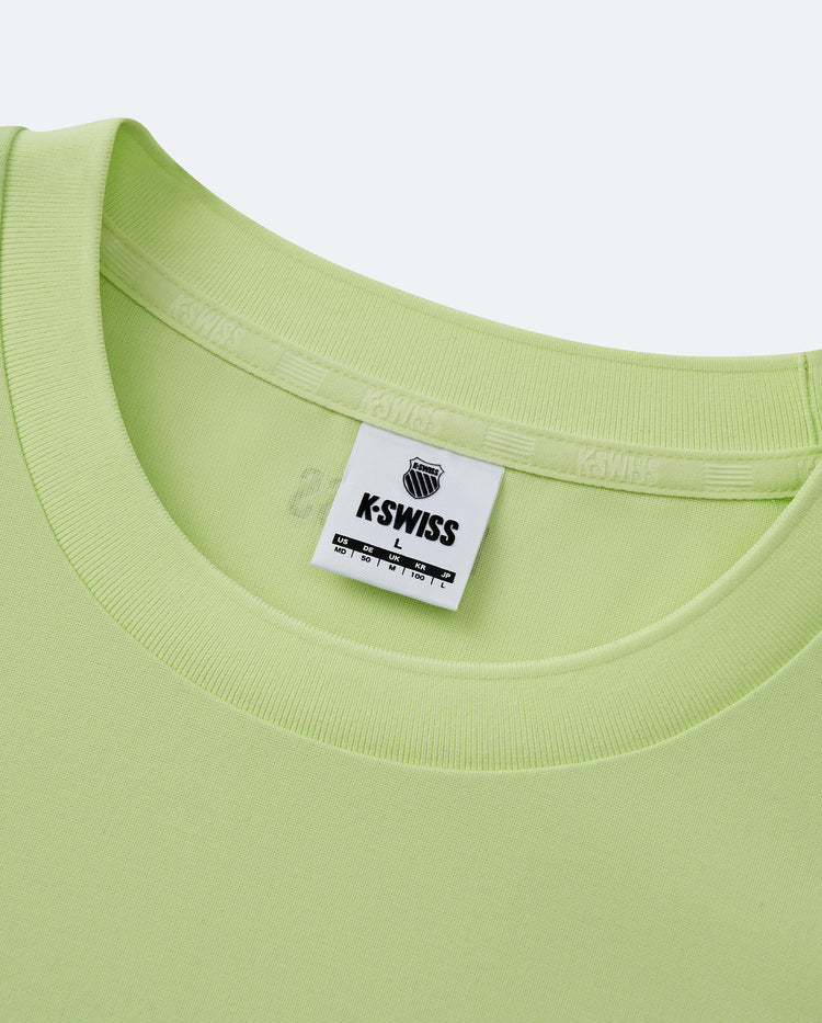 1010762-334 | MEN'S K-SWISS LOGO SHORT SLEEVES T-SHIRT | GREEN/MULTI