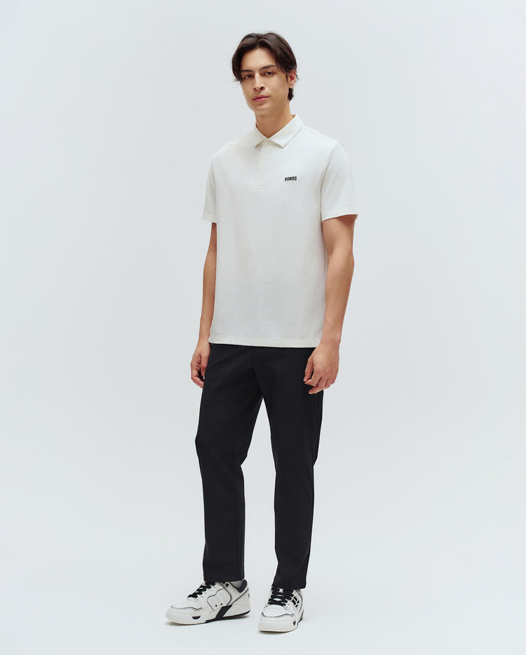 1010763-115 | MEN'S K-SWISS LOGO POLO SHIRT | WHITE/SPECIAL