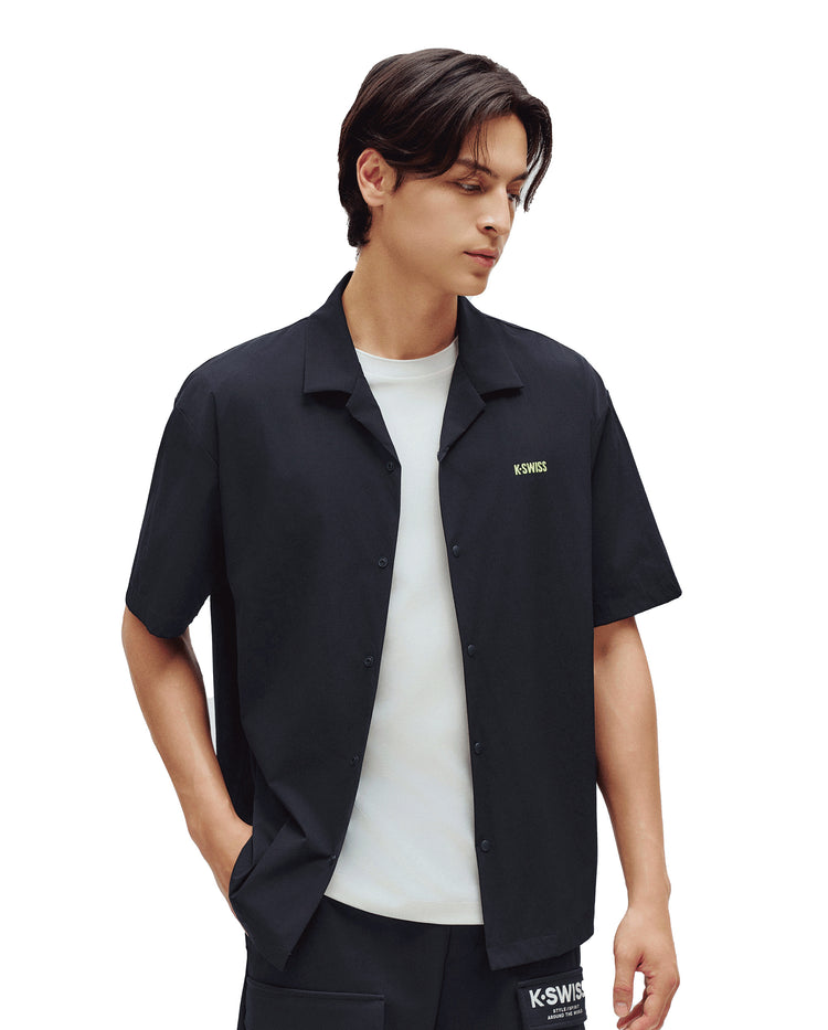 1010764-495 | MEN'S K-SWISS LOGO SHORT SLEEVES SHIRT | BLUE/MISC