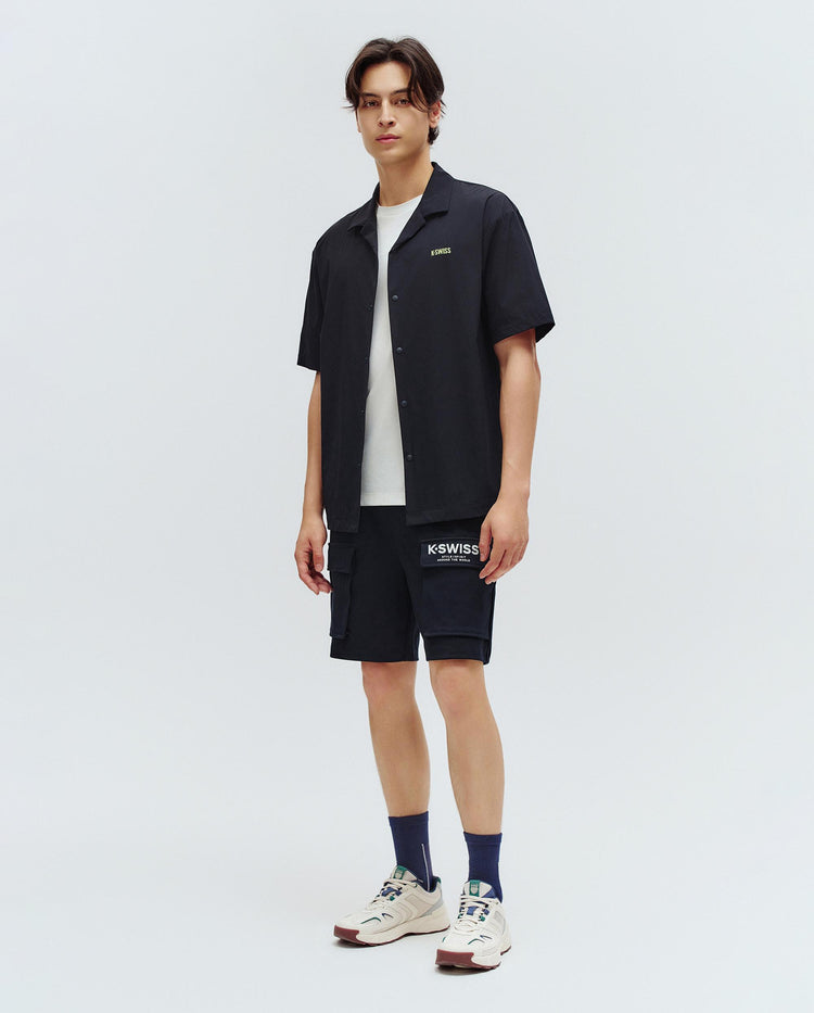 1010764-495 | MEN'S K-SWISS LOGO SHORT SLEEVES SHIRT | BLUE/MISC