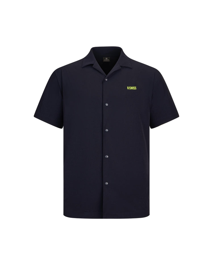 1010764-495 | MEN'S K-SWISS LOGO SHORT SLEEVES SHIRT | BLUE/MISC