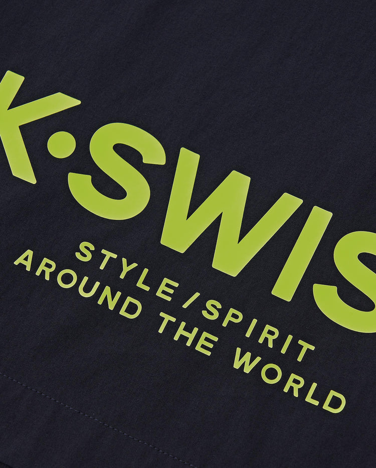 1010764-495 | MEN'S K-SWISS LOGO SHORT SLEEVES SHIRT | BLUE/MISC