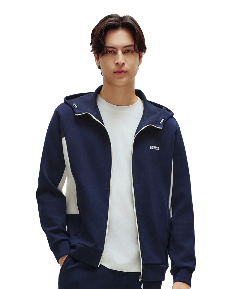 1010789-456 | MEN'S LOGO BLOCKCORE HOODED JACKET | BLUE/MISC