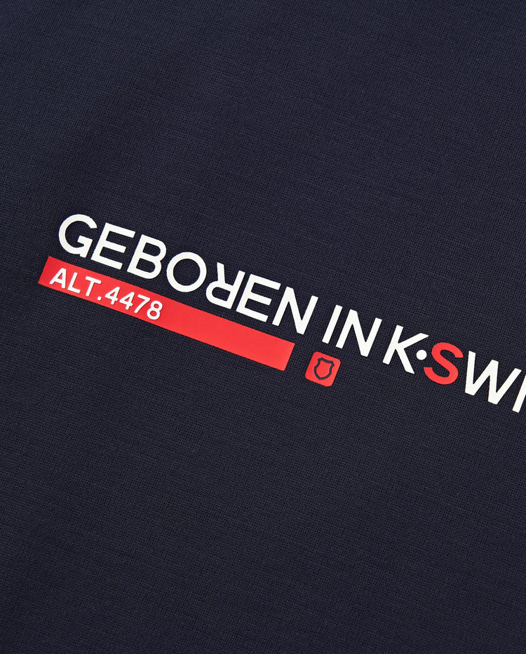 1010791-456 | MEN'S K-SWISS LOGO LOOSE FIT LONG SLEEVES T-SHIRT | BLUE/MISC