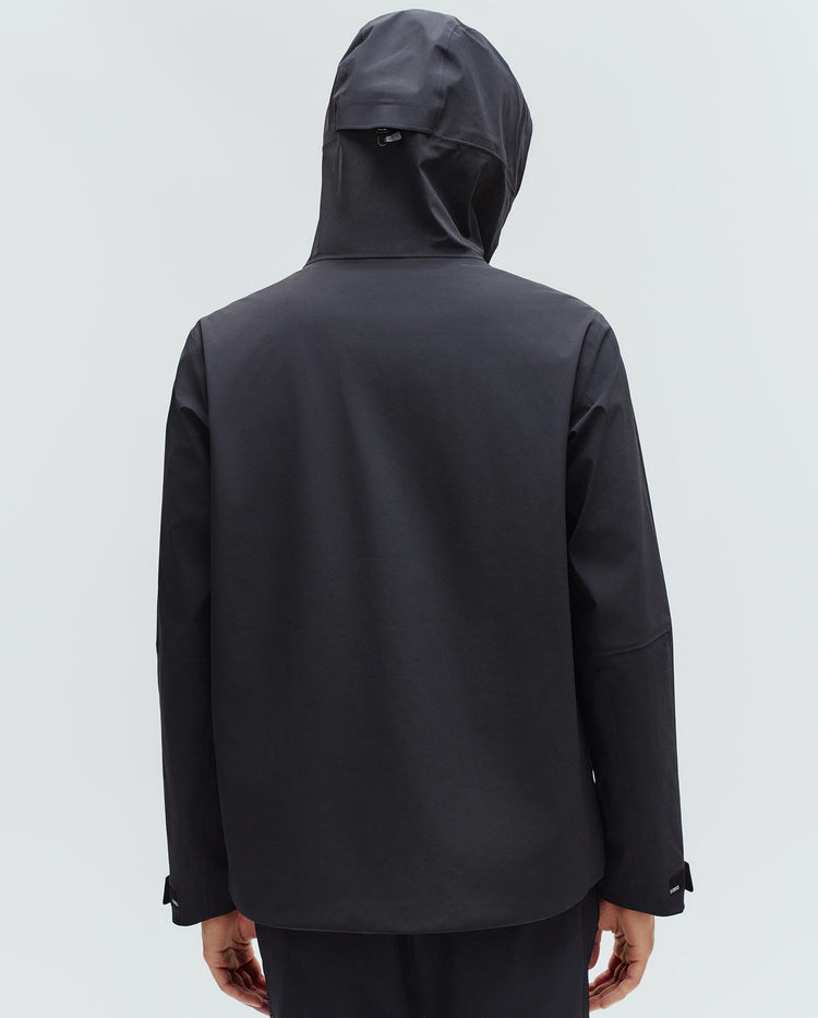 1010797-008 | MEN'S K·WEISS LOGO WATER-REPLLENT HOODED JACKET | BLACK
