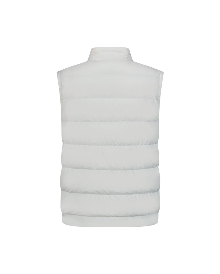 1010811-144 | MEN'S K-SWISS LOGO REVERSIBLE DOWN VEST | WHITE/BLACK/GREY