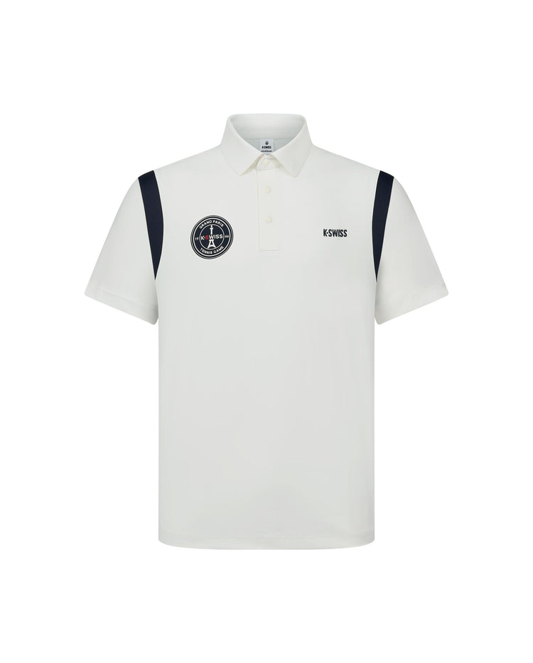 1010857-115 | MEN'S GRAND PARIS LOGO BLOCKCORE POLO SHIRT | WHITE/SPECIAL