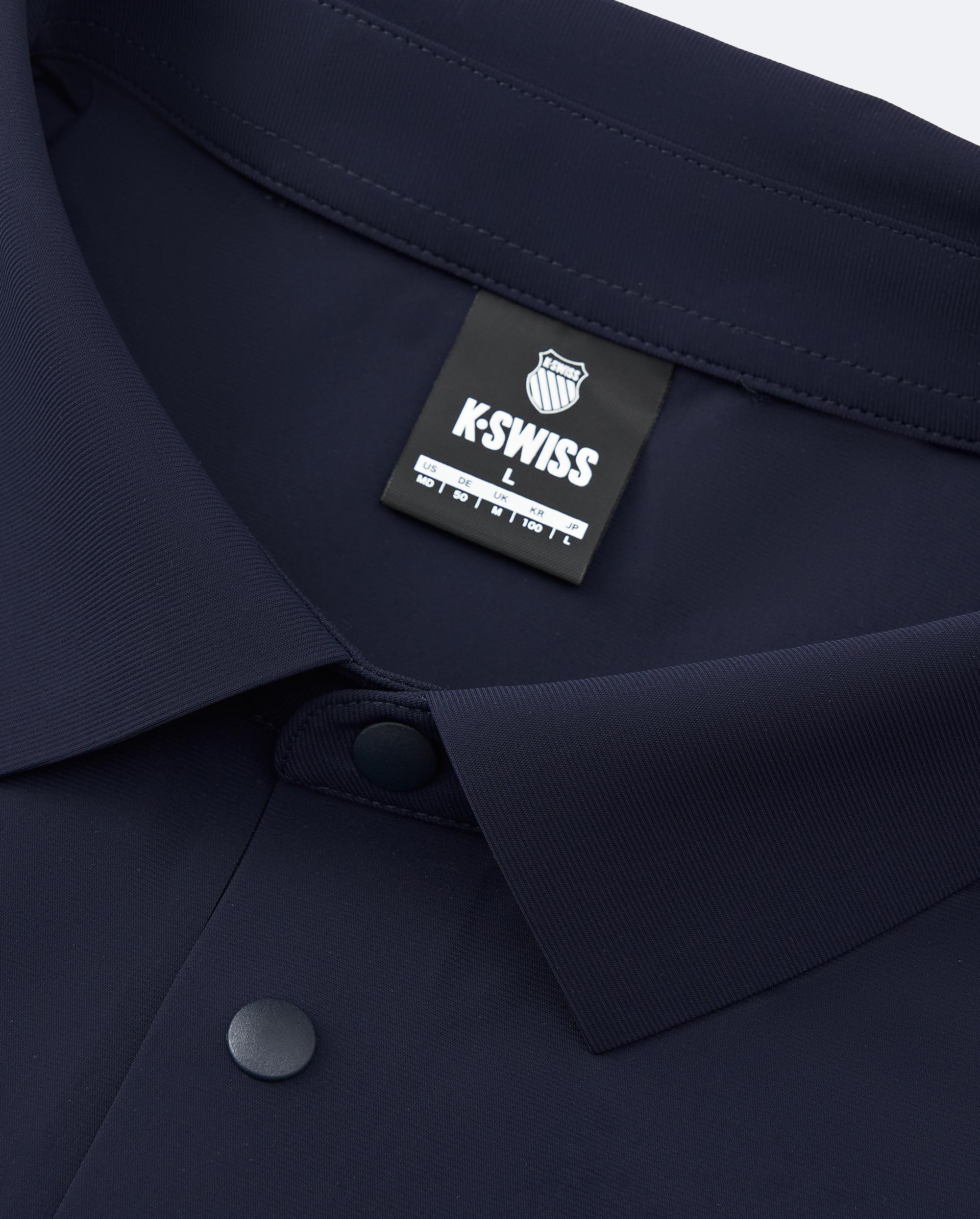 MEN'S GRAND PARIS LOGO BLOCKCORE POLO SHIRT – K-SWISS