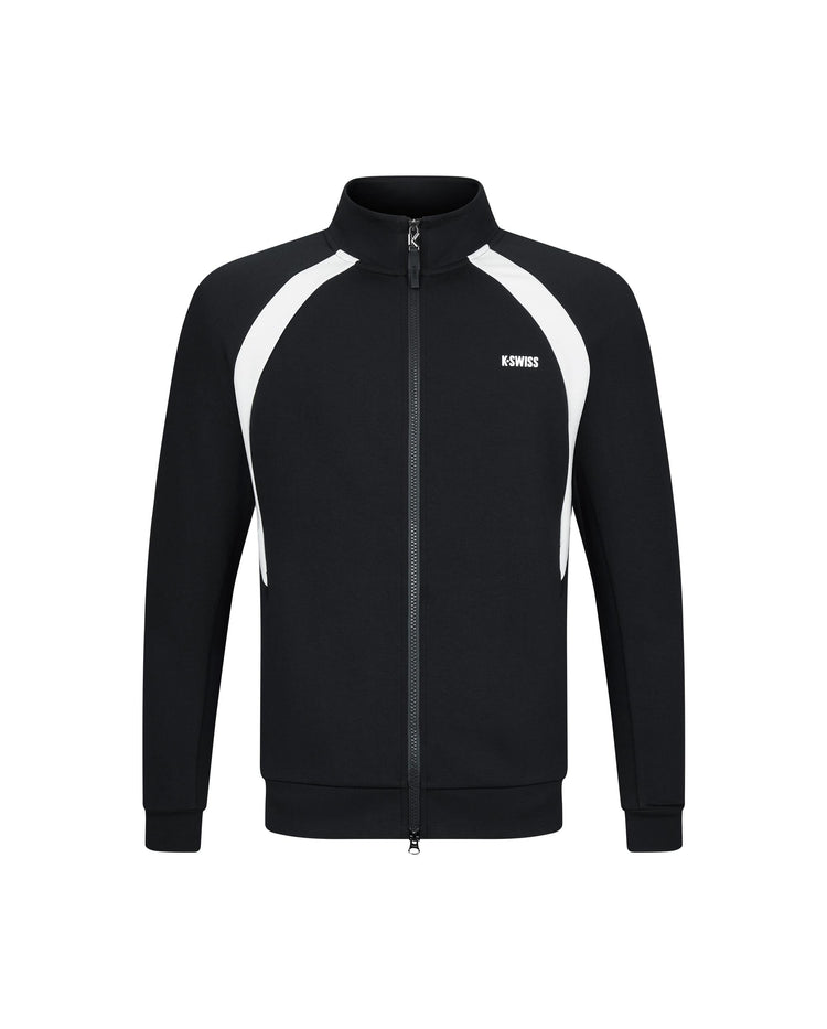 1011473-008 | MEN'S K-SWISS LOGO COLOR BLOCKS JACKET | BLACK