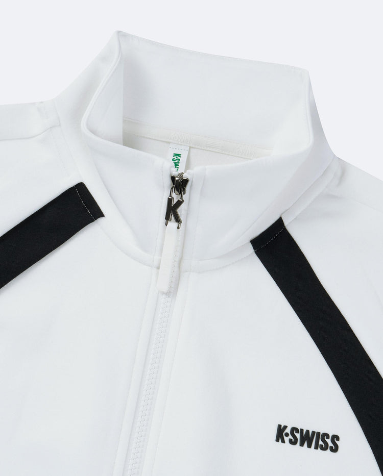 1011473-161 | MEN'S K-SWISS LOGO COLOR BLOCKS JACKET | WHITE