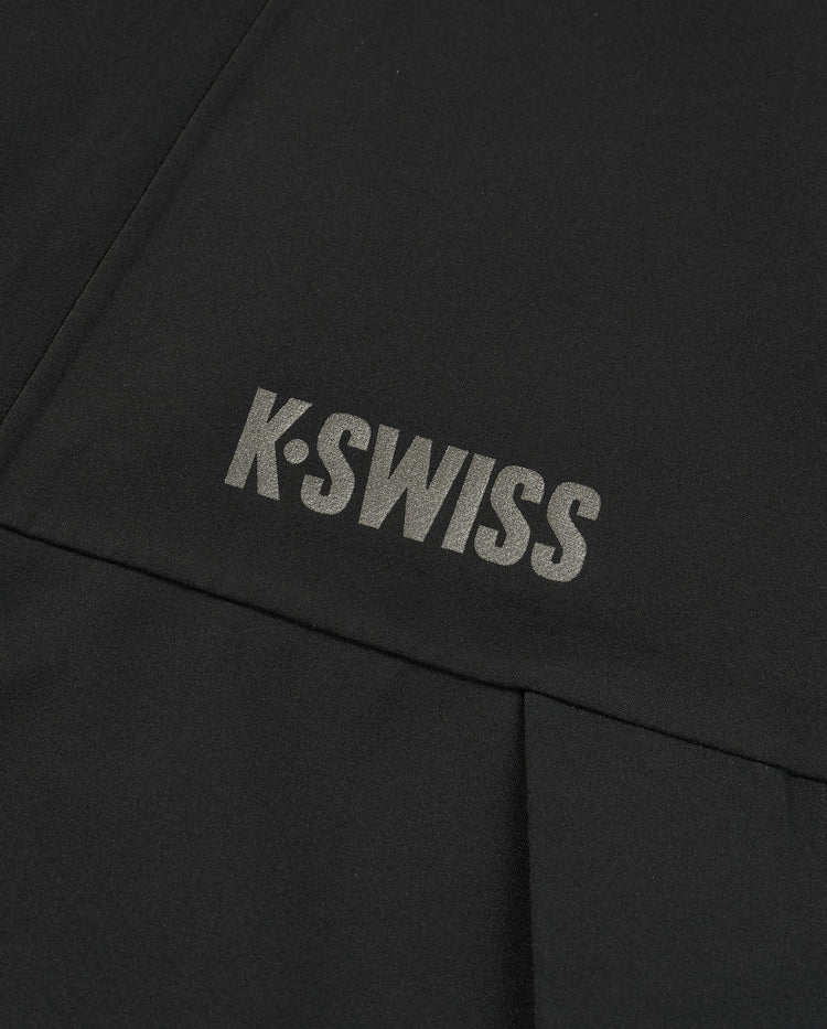 1011485-008 | MEN'S K-SWISS LOGO WATER-REPELLENT HOODED JACKET | BLACK