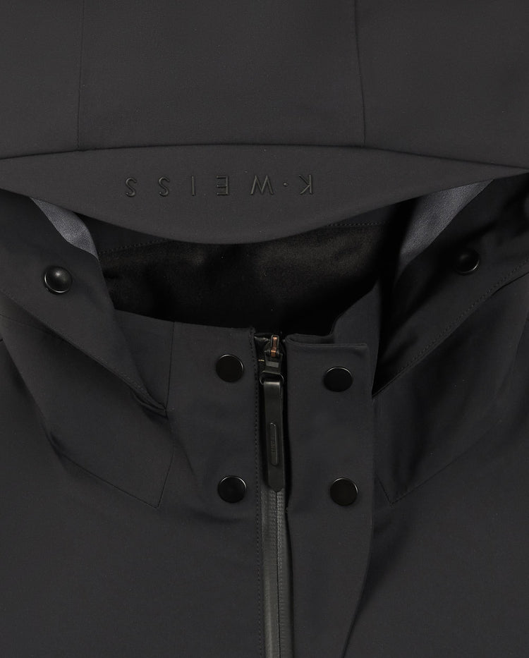 1011491-008 | MEN'S WATER-REPELLENT HOODED JACKET | BLACK