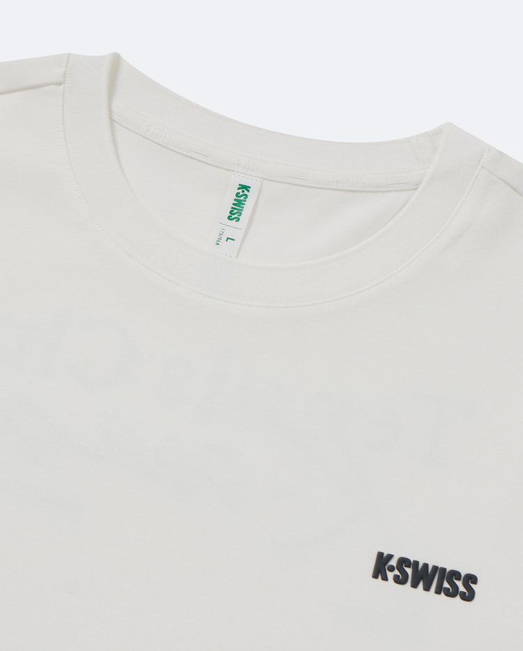 1011554-161 | MEN'S K-SWISS LOGO T-SHIRT | WHITE