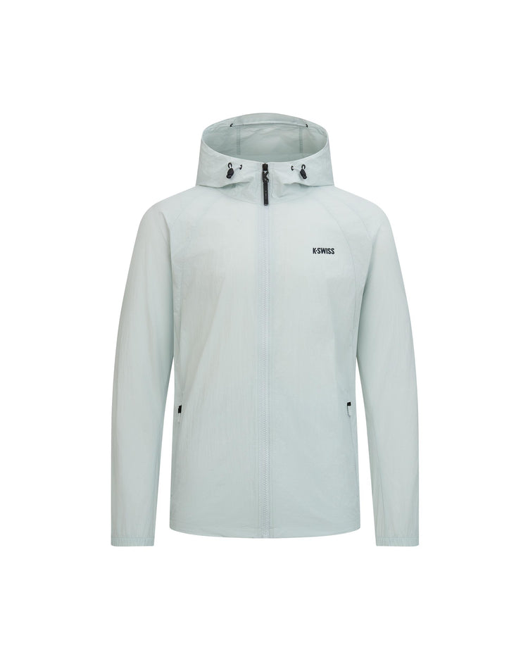 1011556-077 | HOODED JACKET 'TENNIS CLUB' | GREY
