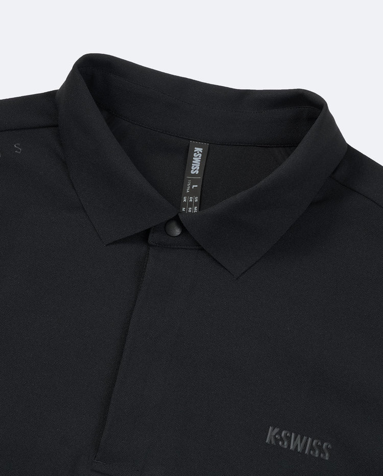 1011563-008 | MEN'S K-SWISS LOGO POLO SHIRT | BLACK