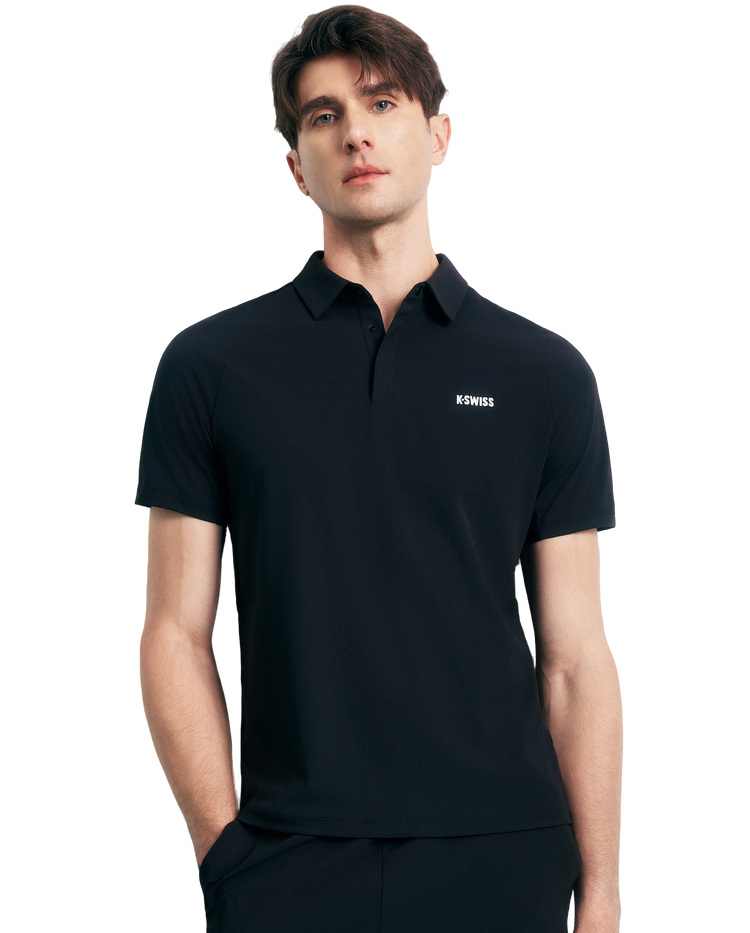 1011644-008 | MEN'S UPF50+ SWEAT ABSORB QUICK-DRY POLO SHIRT | BLACK