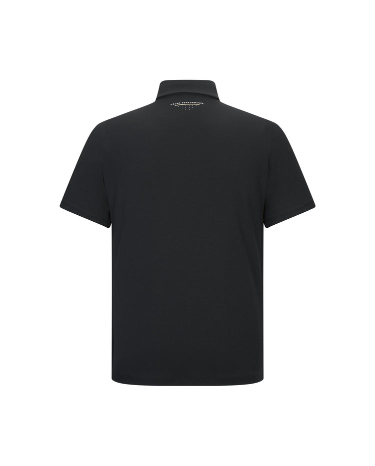 1011644-008 | MEN'S UPF50+ SWEAT ABSORB QUICK-DRY POLO SHIRT | BLACK