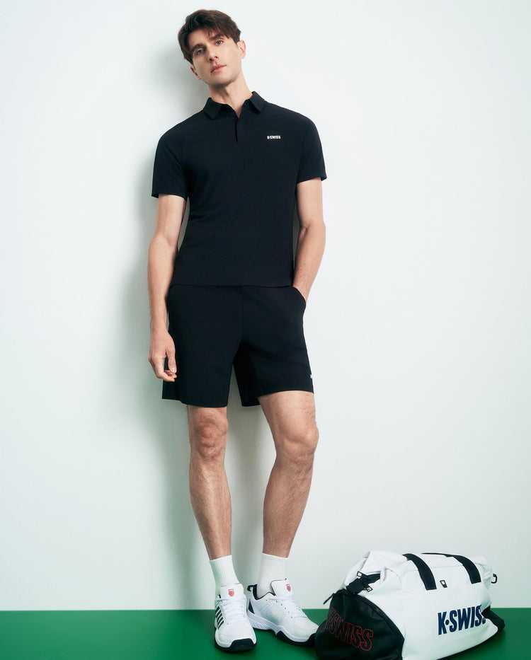 1011644-008 | MEN'S UPF50+ SWEAT ABSORB QUICK-DRY POLO SHIRT | BLACK