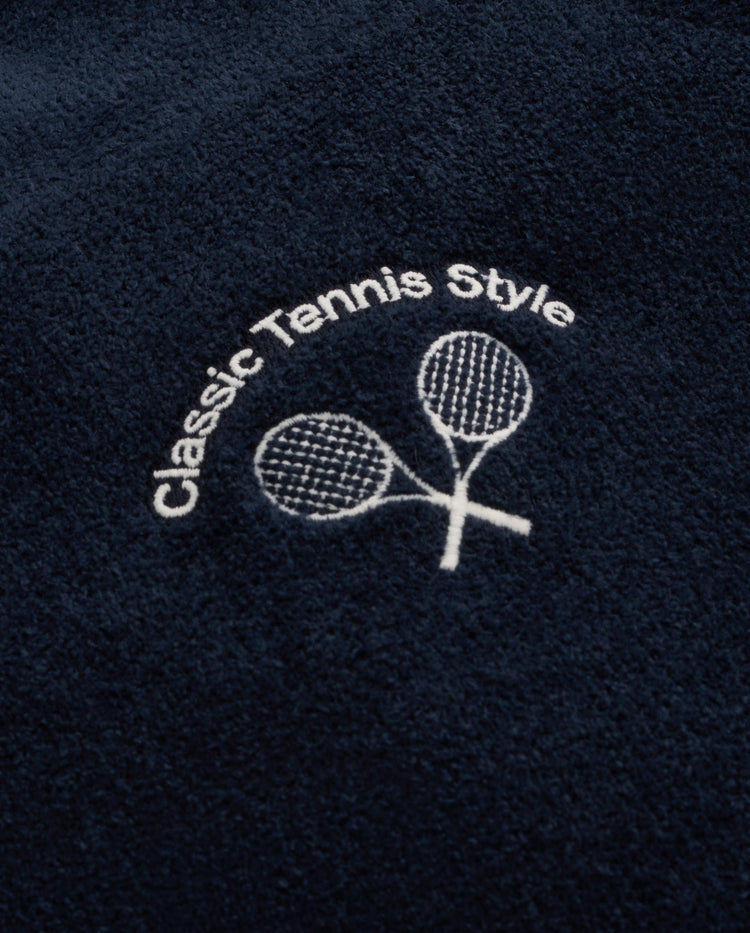 1012036-014 | MEN'S K-SWISS LOGO SIDE TAPED MICRO FLEECE JACKET | NAVY