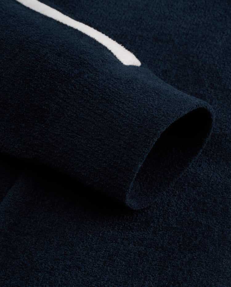 1012036-014 | MEN'S K-SWISS LOGO SIDE TAPED MICRO FLEECE JACKET | NAVY