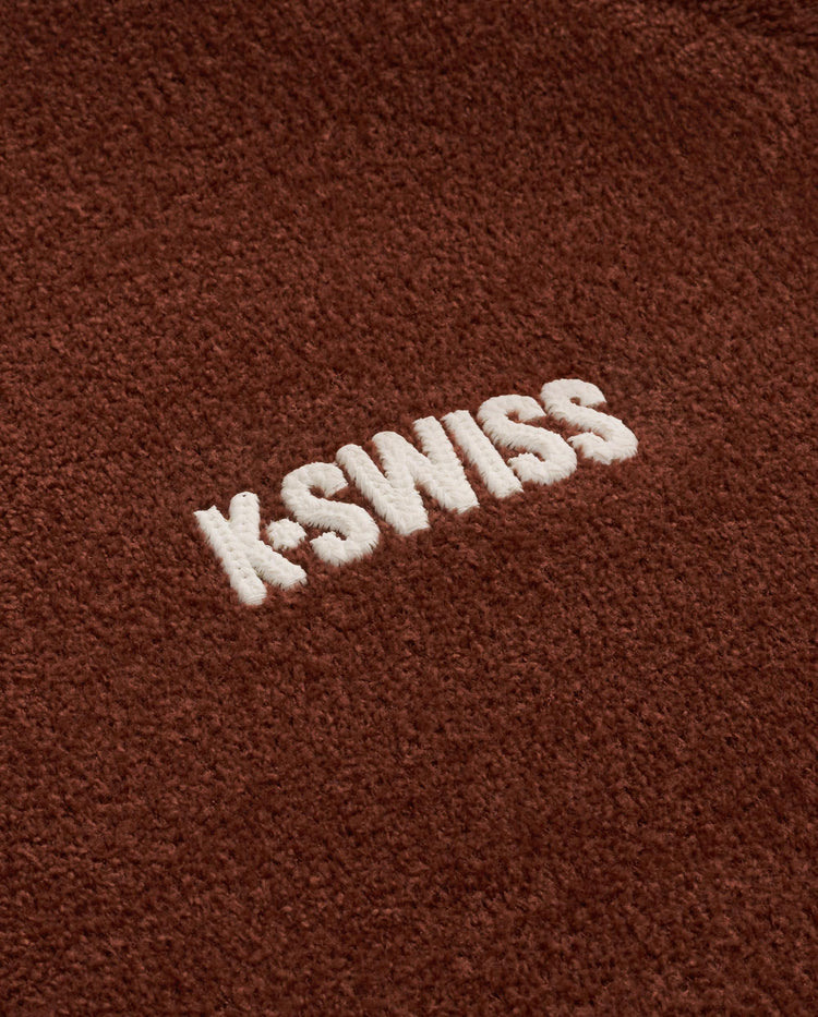 1012036-203 | MEN'S K-SWISS LOGO SIDE TAPED MICRO FLEECE JACKET | BROWN