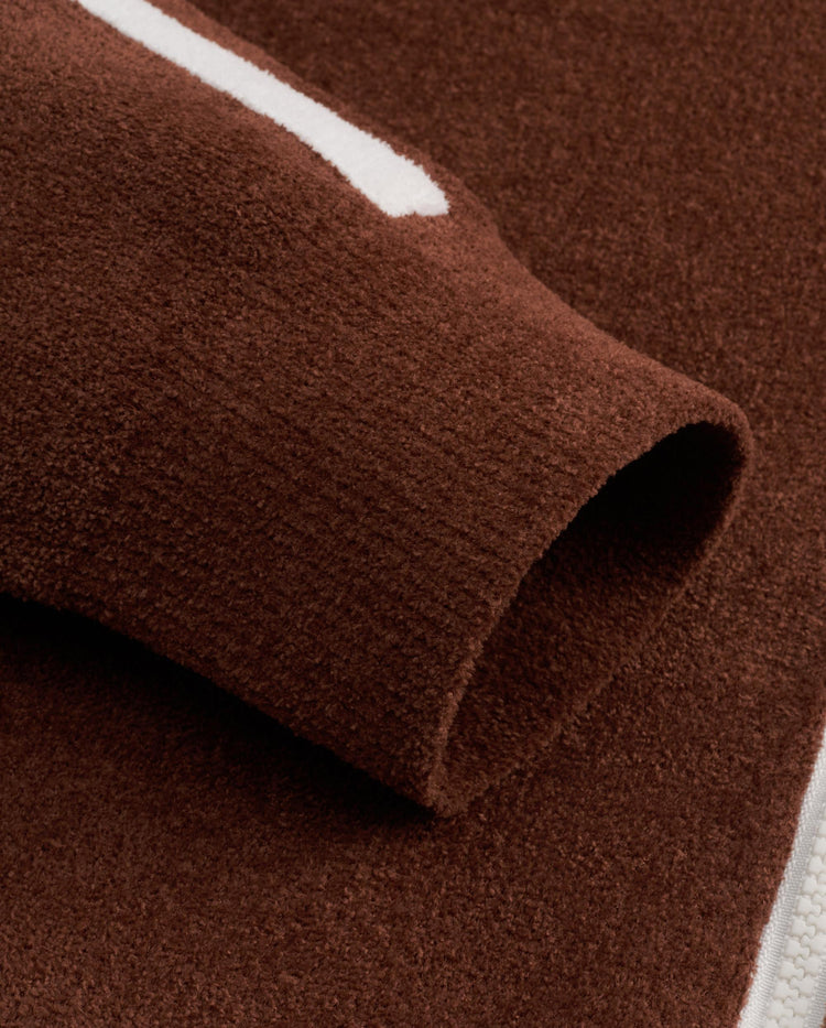 1012036-203 | MEN'S K-SWISS LOGO SIDE TAPED MICRO FLEECE JACKET | BROWN