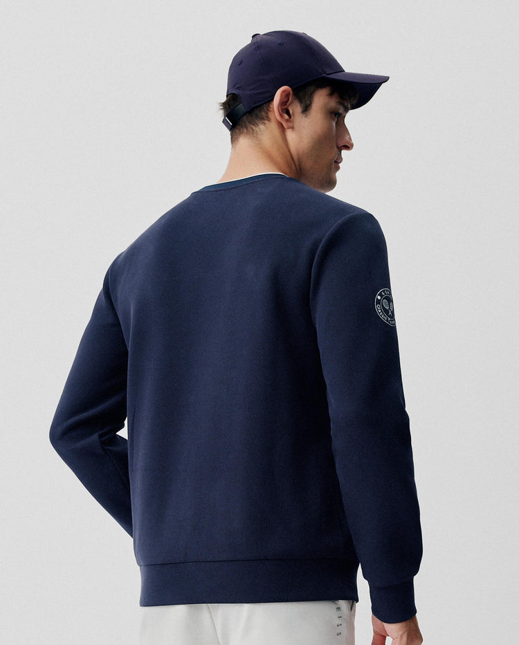 1012040-014 | MEN'S K-SWISS LOGO LONG SLEEVES T-SHIRT | NAVY