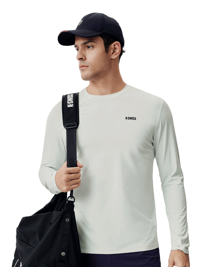 1012044-952 | MEN'S UV RESISTANT SWEAT ABSORB QUICK-DRY T-SHIRT | GREY