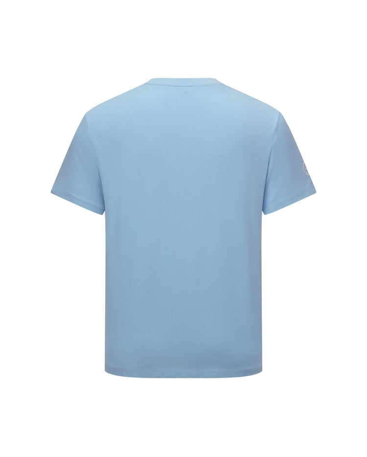 1012054-414 | MEN'S K-SWISS LOGO COLOR BLOCKS T-SHIRT | BLUE