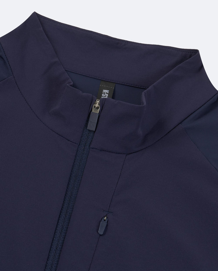 1012056-499 | MEN'S K-SWISS LOGO STAND COLLAR JACKET | NAVY