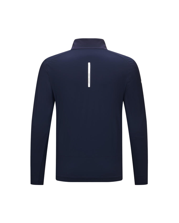 1012056-499 | MEN'S K-SWISS LOGO STAND COLLAR JACKET | NAVY
