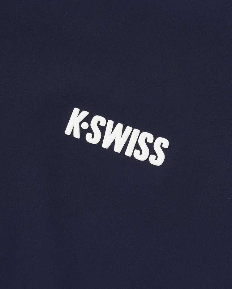 1012057-499 | MEN'S K-SWISS LOGO UPF50+ COOL FEEL HOODED JACKET | NAVY