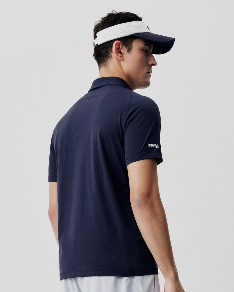 1012060-499 | MEN'S UPF50+ SWEAT ABSORB QUICK-DRY POLO SHIRT | NAVY