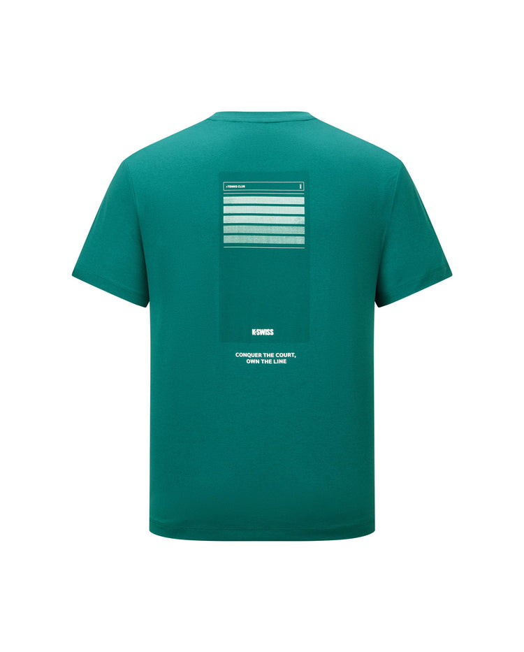 1012063-304 | MEN'S LOGO UPF50+ SWEAT ABSORB QUICK-DRY T-SHIRT | GREEN