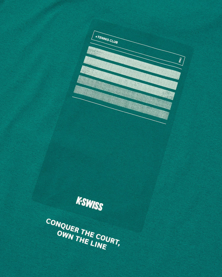 1012063-304 | MEN'S LOGO UPF50+ SWEAT ABSORB QUICK-DRY T-SHIRT | GREEN