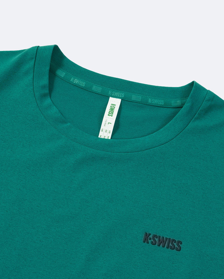1012063-304 | MEN'S LOGO UPF50+ SWEAT ABSORB QUICK-DRY T-SHIRT | GREEN