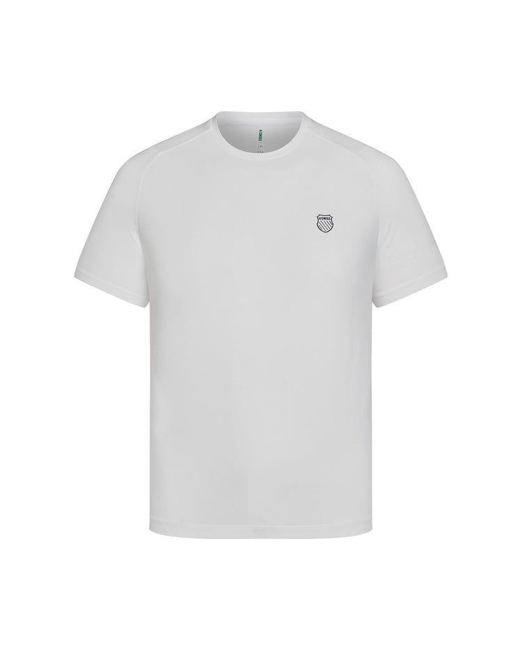 1012064-101 | MEN'S LOGO UPF50+ SWEAT ABSORB QUICK-DRY T-SHIRT | WHITE